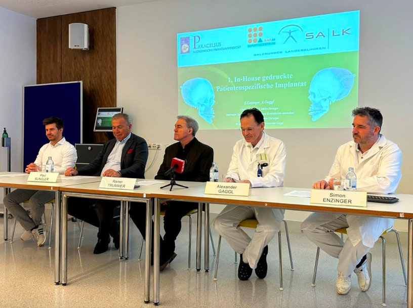 SALZBURG UNIVERSITY HOSPITAL PERFORMS GROUNDBREAKING SURGERY USING 3D SYSTEMS’ MOST ADVANCED ORTHOPEDIC TECHNOLOGIES